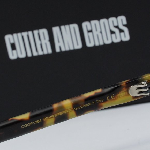 FINAL PRICE NEW CUTLER AND GROSS CGOP1364 003 MATTE BLACK EYEGLASSES - Picture 5 of 7